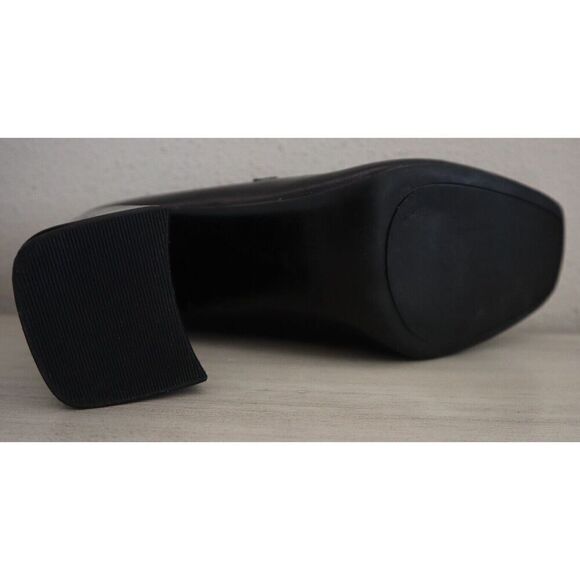 Marc Fisher Women's Sz 8M Black Charisy Tapered Block Heel Dress Pumps - Picture 4 of 9